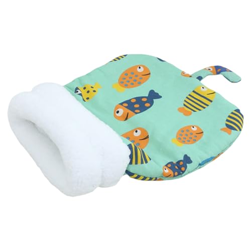 ZORESCOLEO Weiches Plüsch-Katzenbett, Cartoon-Motiv, waschbar, warmes Design, Ruhebett für drinnen und draußen, kaltes Wetter, Haustier-Schlafsack ZORESCOLEO Weiches Plüsch-Katzenbett, Cartoon-Motiv, waschbar, warmes Design, Ruhebett für drinnen und draußen, kaltes Wetter, Haustier-Schlafsack von ZORESCOLEO