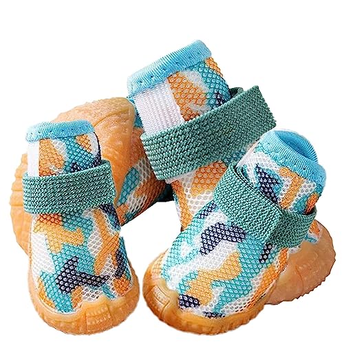 Hundestiefel, atmungsaktive Haustierschuhe, Netzstoff, rutschfeste Hundeschuhe für Spaziergänge, Laufen, Wandern, Pfotenschutz für den Sommer Zorq Hundestiefel, atmungsaktive Haustierschuhe, Netzstoff, rutschfeste Hundeschuhe für Spaziergänge, Laufen, Wandern, Pfotenschutz für den Sommer Zorq von ZORQ