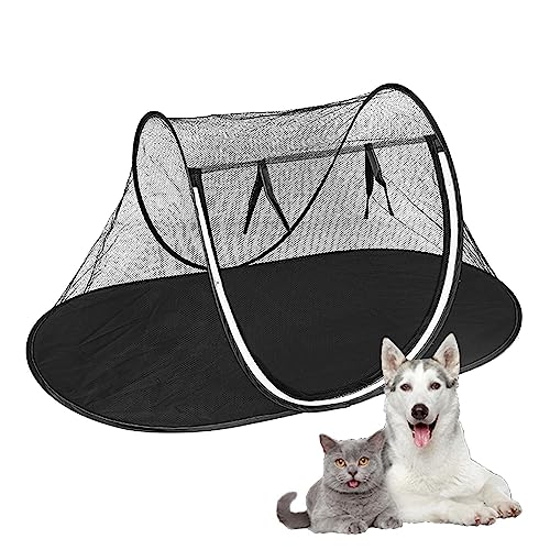 Katzen-Outdoor-Zelt, faltbares Hunde-Laufstall, tragbar, Outdoor-Zelt für Haustiere, Katzen-Spielhaus, Outdoor-Zelt für drinnen und draußen, Reisen, Camping Zorq Katzen-Outdoor-Zelt, faltbares Hunde-Laufstall, tragbar, Outdoor-Zelt für Haustiere, Katzen-Spielhaus, Outdoor-Zelt für drinnen und draußen, Reisen, Camping Zorq von ZORQ