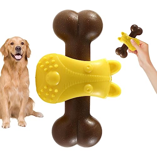 Kauspielzeug für Hunde – Interaktives Welpen-Knochen-Hundespielzeug gegen Langeweile, Hundespielzeug für kleine, mittelgroße und große Hunde, Hundespielzeug für Welpen Zorq von ZORQ