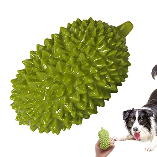 ZORQ Kauspielzeug für Hunde,Durian-Form, langlebiges Haustier-Bissspielzeug - Haustierspielzeug zum Reinigen der Zähne und zum Schutz der Mundgesundheit für kleine Hunde und mittelgroße Hunde ZORQ Kauspielzeug für Hunde,Durian-Form, langlebiges Haustier-Bissspielzeug - Haustierspielzeug zum Reinigen der Zähne und zum Schutz der Mundgesundheit für kleine Hunde und mittelgroße Hunde von ZORQ
