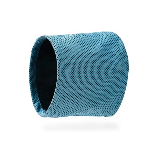 Sofort kühlendes Halstuch, atmungsaktiv, kühlendes Halsband für den Sommer, Eishandtuch für Bulldogge, Kühlhandtuch, Nackenwickel für kleine und mittelgroße Rassen (blau) von ZOUBAOQ