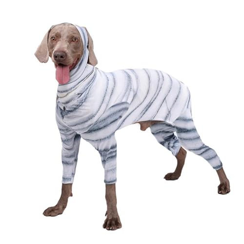 ZOUBAOQ Halloween-Kostüm für Hundemumien, lustiges Skelett, Haustier-Outfits, Hunde-Overall, Cosplay-Kleidung, Body für Halloween, Party, Haustier, Karneval, Cosplay ZOUBAOQ Halloween-Kostüm für Hundemumien, lustiges Skelett, Haustier-Outfits, Hunde-Overall, Cosplay-Kleidung, Body für Halloween, Party, Haustier, Karneval, Cosplay von ZOUBAOQ
