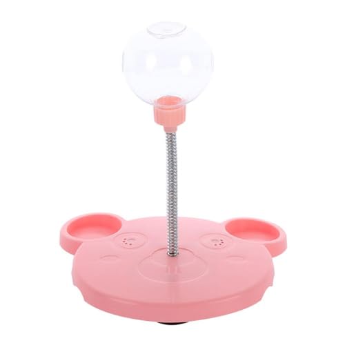 ZOUBAOQ Leckerli-Spender-Spielzeug, Kunststoff, niedliche Bärenform, auslaufende Lebensmittel, Kreisbälle, Leckerli-Frühling mit Spielzeug-Futterspender ZOUBAOQ Leckerli-Spender-Spielzeug, Kunststoff, niedliche Bärenform, auslaufende Lebensmittel, Kreisbälle, Leckerli-Frühling mit Spielzeug-Futterspender von ZOUBAOQ