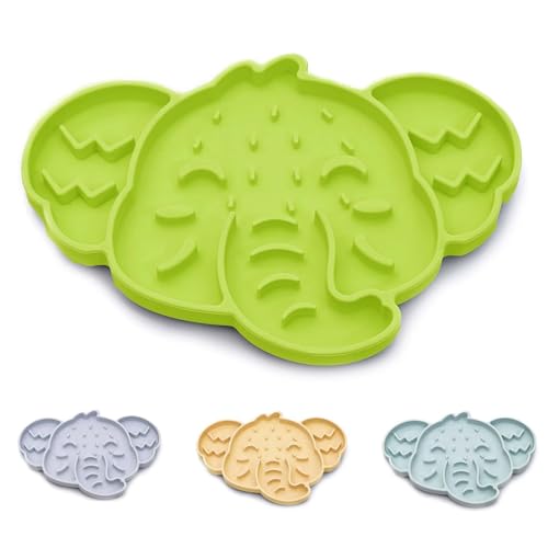 ZOURYNUA Silikon Slow Feeder Katzennapf & Leckmatte - Katze Slow Feeder Trockenes Nassfutter mit Saugnäpfen, interaktives Puzzlepad für gesunde Ernährung, Ablenkung & Angstlinderung (Grün, 0,8 Tasse) ZOURYNUA Silikon Slow Feeder Katzennapf & Leckmatte - Katze Slow Feeder Trockenes Nassfutter mit Saugnäpfen, interaktives Puzzlepad für gesunde Ernährung, Ablenkung & Angstlinderung (Grün, 0,8 Tasse) von ZOURYNUA