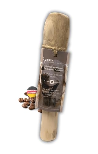 Zoys® Kaffeeholz natürlicher Kauknochen für Hunde - Größe M 7-15kg Gewicht - Kaustab für Zahnreinigung & Zahnpflege & nachhaltige Beschäftigung - Hundezubehör langlebig & risikoarm - 1 Stück (M) von ZOYS - ZEUS TOYS