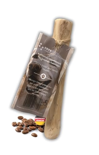 Zoys® Kaffeeholz natürlicher Kauknochen für Hunde - Größe S 3-7kg Gewicht - Kaustab für Zahnreinigung & Zahnpflege & nachhaltige Beschäftigung - Hundezubehör langlebig & risikoarm - 1 Stück (S) von ZOYS - ZEUS TOYS