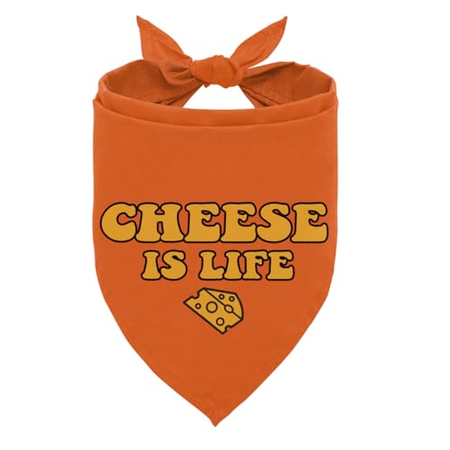 Cheese is Life Hundehalstuch, Cartoon-Käsemuster, niedliches Haustier-Halstuch, für Hunde, Katzenliebhaber, Geschenk, Haustier-Geburtstagsparty, Urlaubsrequisiten für kleine, mittelgroße und große Cheese is Life Hundehalstuch, Cartoon-Käsemuster, niedliches Haustier-Halstuch, für Hunde, Katzenliebhaber, Geschenk, Haustier-Geburtstagsparty, Urlaubsrequisiten für kleine, mittelgroße und große von ZPPRJF