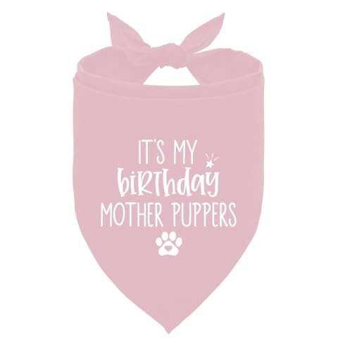 Hunde-Geburtstags-Halstuch, Geburtstags-Jungen-Hundehalstuch, Babyrosa Hundehalstuch, Hundegeburtstagsgeschenk, Hundegeburtstagsanzug, Hundegeburtstags-Shirt, It's My Birthday Mother Puppers, Geschenk Hunde-Geburtstags-Halstuch, Geburtstags-Jungen-Hundehalstuch, Babyrosa Hundehalstuch, Hundegeburtstagsgeschenk, Hundegeburtstagsanzug, Hundegeburtstags-Shirt, It's My Birthday Mother Puppers, Geschenk von ZPPRJF