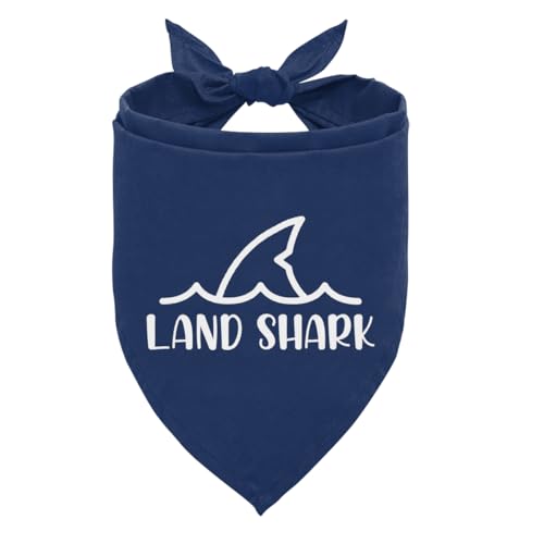 Land Shark Hundehalstuch, schweres Kau-Hundehalstuch, Hai-Haustier-Schal, Zubehör für kleine, mittelgroße Hunde, Katzen, Foto-Requisite, lustig, niedlich, dunkelblau, Dreieckstuch Land Shark Hundehalstuch, schweres Kau-Hundehalstuch, Hai-Haustier-Schal, Zubehör für kleine, mittelgroße Hunde, Katzen, Foto-Requisite, lustig, niedlich, dunkelblau, Dreieckstuch von ZPPRJF