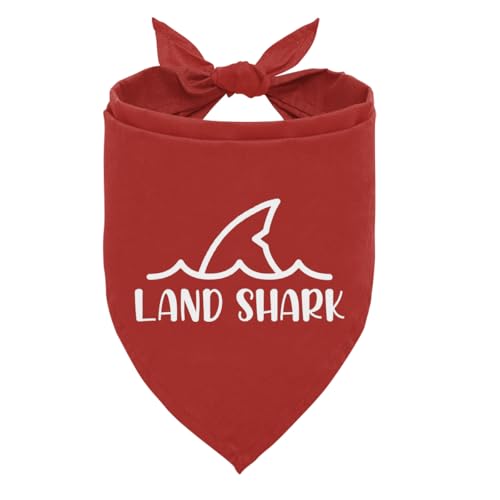 Land Shark Hundehalstuch, schweres Kauen, Hundehalstuch, Hai-Haustier-Schal, Zubehör für kleine, mittelgroße Hunde, Katzen, Foto-Requisite, lustig, niedlich, rot, Dreieckstuch Land Shark Hundehalstuch, schweres Kauen, Hundehalstuch, Hai-Haustier-Schal, Zubehör für kleine, mittelgroße Hunde, Katzen, Foto-Requisite, lustig, niedlich, rot, Dreieckstuch von ZPPRJF
