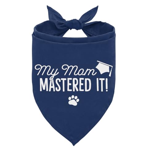 My Mom Mastered It Hundehalstuch, Abschlussfeier, Ankündigung, Geschenk, Abschlussfeier, Welpen, Kleidung, Geschenke, dunkelblaues Hundehalstuch, Geschenk für Hundeliebhaber My Mom Mastered It Hundehalstuch, Abschlussfeier, Ankündigung, Geschenk, Abschlussfeier, Welpen, Kleidung, Geschenke, dunkelblaues Hundehalstuch, Geschenk für Hundeliebhaber von ZPPRJF