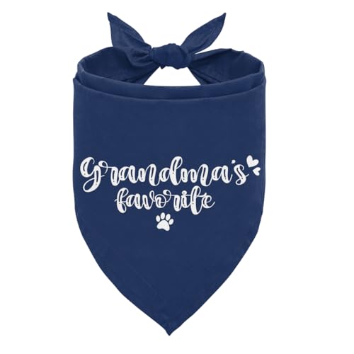 Oma's Favorite Hundehalstuch, Haustier-Schal, Zubehör für kleine und mittelgroße Hunde, Foto-Requisite, bedrucktes Hunde-Halstuch, Geschenk für Hundeliebhaber, Geburtstag oder Weihnachten Oma's Favorite Hundehalstuch, Haustier-Schal, Zubehör für kleine und mittelgroße Hunde, Foto-Requisite, bedrucktes Hunde-Halstuch, Geschenk für Hundeliebhaber, Geburtstag oder Weihnachten von ZPPRJF