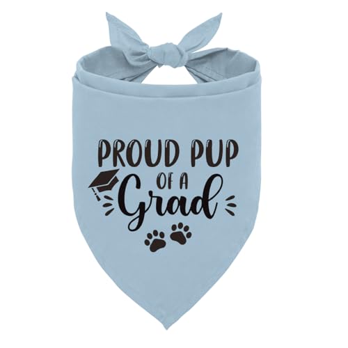 Outfit-Kostüme für stolze Welpen eines Grades, Geschenkzubehör, blaues Hundehalstuch, Welpenschal für Abschlussankündigung, Abschlussgeschenk für kleine, mittelgroße und große Hunde von ZPPRJF