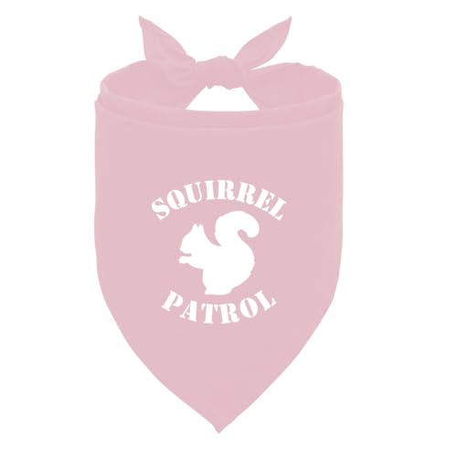 Squirrel Patrol Hundehalstuch, rosa Hundehalstuch, lustiges niedliches Hundehalstuch, Eichhörnchen-Kostüm für Hunde, Haustier-Hunde-Dreieck-Schal, Hunde-Bandana für kleine, mittelgroße und große Hunde Squirrel Patrol Hundehalstuch, rosa Hundehalstuch, lustiges niedliches Hundehalstuch, Eichhörnchen-Kostüm für Hunde, Haustier-Hunde-Dreieck-Schal, Hunde-Bandana für kleine, mittelgroße und große Hunde von ZPPRJF