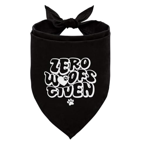 Zero Fluffs Given Hundehalstuch, Dreieckstuch für Haustiere, lustig, fusselfrei, für Hunde, Katzenliebhaber, Geschenk, Haustier-Geburtstagsparty, Urlaub, Requisiten für kleine, mittelgroße und große Zero Fluffs Given Hundehalstuch, Dreieckstuch für Haustiere, lustig, fusselfrei, für Hunde, Katzenliebhaber, Geschenk, Haustier-Geburtstagsparty, Urlaub, Requisiten für kleine, mittelgroße und große von ZPPRJF
