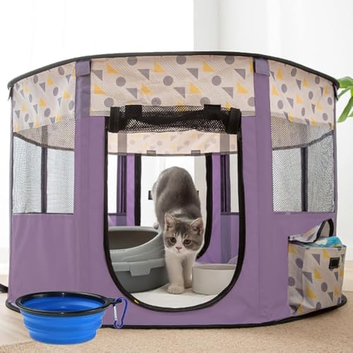 Tragbarer Laufstall for Haustiere, faltbar, for Welpen, Hunde und Katzen, Laufstall, Trainingsgehege, Zelt for den Innen- und Außenbereich, Haustierzwinger, Käfig, Haus, Spielplatz mit kostenloser Tra Tragbarer Laufstall for Haustiere, faltbar, for Welpen, Hunde und Katzen, Laufstall, Trainingsgehege, Zelt for den Innen- und Außenbereich, Haustierzwinger, Käfig, Haus, Spielplatz mit kostenloser Tra von ZQMKQCEK