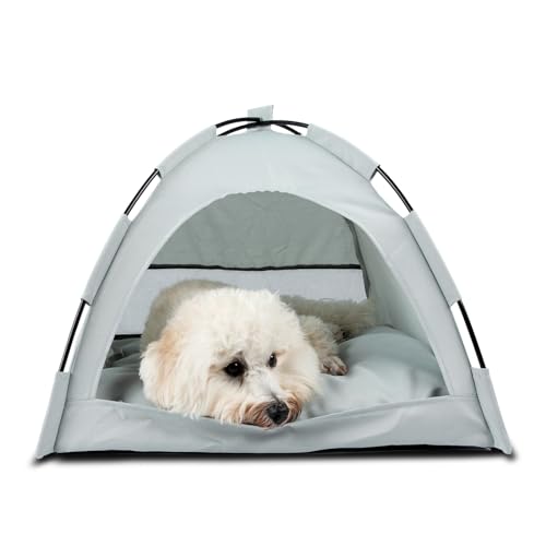 ZQOZQO Haustier Tipi Zelt für Hunde & Katzen, Tragbares Katzen-Tipi Zelt mit Dickem Kissen Hundehaus Indoor Abnehmbar und Waschbar ZQOZQO Haustier Tipi Zelt für Hunde & Katzen, Tragbares Katzen-Tipi Zelt mit Dickem Kissen Hundehaus Indoor Abnehmbar und Waschbar von ZQOZQO