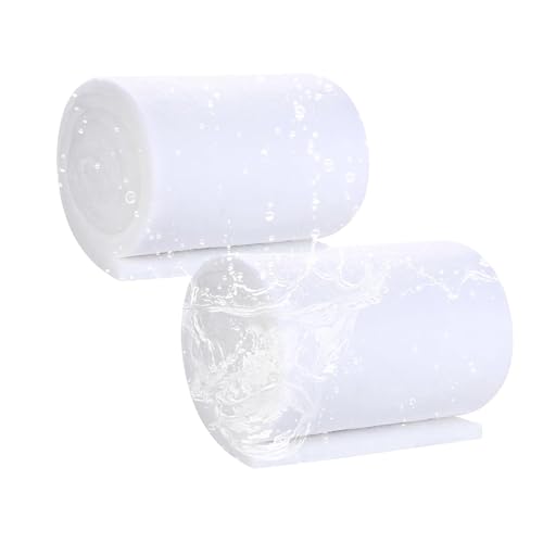 ZQSFPK Aquarium-Filterschwämme, Filterschwamm für Filtration und Schmutzaufnahme, nicht verformbar, langlebiges Design mit kompakter Aufbewahrung, waschbare Pads, 2 Stück von ZQSFPK