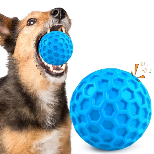 ZRIFAQESW Quietschendes Hundespielzeug für aggressive Kauer, unzerstörbare Hundebälle für aggressive Kauer, Quietschbälle für Hunde, interaktives Spielzeug für große Hunde, lustiger robuster Ball ZRIFAQESW Quietschendes Hundespielzeug für aggressive Kauer, unzerstörbare Hundebälle für aggressive Kauer, Quietschbälle für Hunde, interaktives Spielzeug für große Hunde, lustiger robuster Ball von ZRIFAQESW