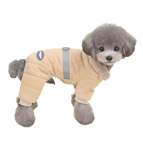 ZSHDTKWB Hundekleidung Winter Hund Jumpsuit Kleidung Chihuahua Overalls Super Warmes Haustier -Baumwolljacke Für Kleine Hunde Welpe Overallsuits-Khaki-l ZSHDTKWB Hundekleidung Winter Hund Jumpsuit Kleidung Chihuahua Overalls Super Warmes Haustier -Baumwolljacke Für Kleine Hunde Welpe Overallsuits-Khaki-l von ZSHDTKWB