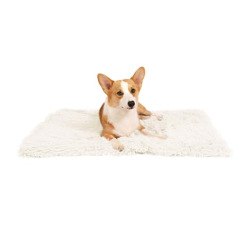 ZSMJAER Wärmedecken für Hunde und Katze, Pets Katzendecke Wärmematte, Katzenbett Flauschig, Zweiseitig Plushdecke für Hundebett und Katzenbett, Hält Spürbar Die Wärme, 80x53cm (Weiß) von ZSMJAER