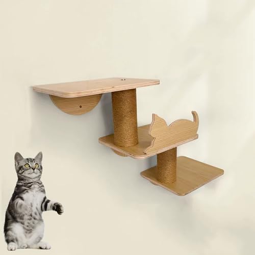 Katzen-Plattform-Stufen, mehrschichtiger Katzenkletterturm, Wandmontage, 15 Stück Katzen-Plattform-Stufen, mehrschichtiger Katzenkletterturm, Wandmontage, 15 Stück von ZSXZCBDQ