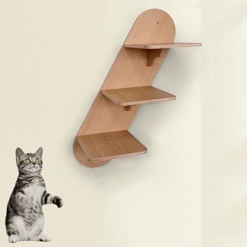 Katzen-Plattform-Stufen, mehrschichtiger Katzenkletterturm, Wandmontage, 16 Stück Katzen-Plattform-Stufen, mehrschichtiger Katzenkletterturm, Wandmontage, 16 Stück von ZSXZCBDQ
