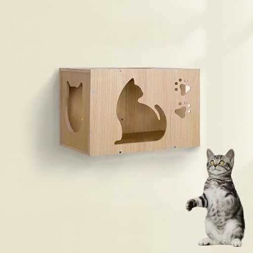 Katzen-Plattform-Stufen, mehrschichtiger Katzenkletterturm, Wandmontage, 19 Stück Katzen-Plattform-Stufen, mehrschichtiger Katzenkletterturm, Wandmontage, 19 Stück von ZSXZCBDQ
