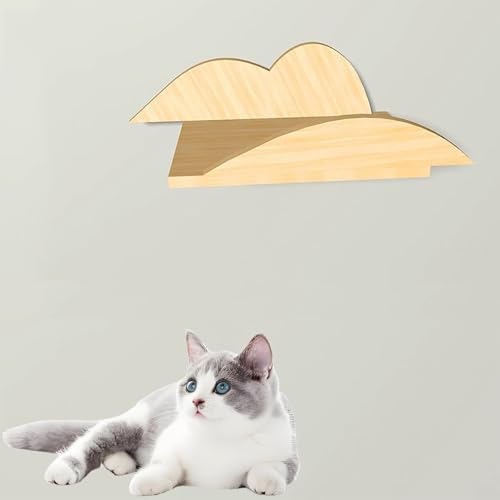 ZSXZCBDQ Katzen-Kletterwand-Set, Wand-Katzenkratzbrett, Sprungbrett Mit Katzenleiter, Geeignet Für Wandmontage(Package 9) von ZSXZCBDQ