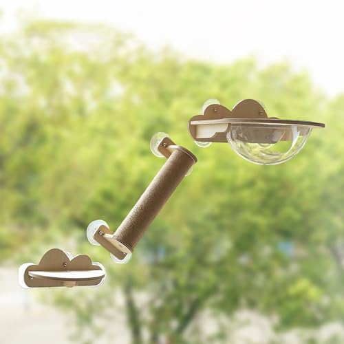 ZSXZCBDQ Betten, Decken & Möbel für Katzen - 8 Luxuriöse Katzenbaumpakete aus Massivholz! Raumkapsel + Hängematte + Katzenbaum für Hauskatzen(40 * 40 * 20/5) von ZSXZCBDQ