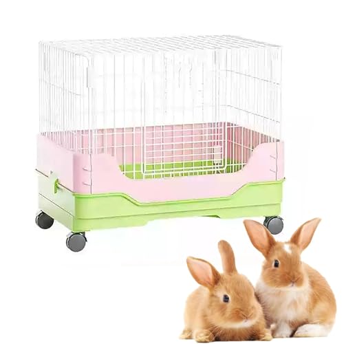 ZSXZCBDQ Kaninchenkäfig, Innenkaninchenkäfig Mit Tablett, Kleintierkäfig, Leicht Zu Zerlegen Und Zu Montieren,(Package 4) von ZSXZCBDQ