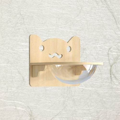 ZSXZCBDQ Katzen Kletterwand Set, Katzenständer, Katzenhängematte zur Wandmontage, Platzsparendes Kletterregal zum Klettern, Schlafen ind Spielen(40x40cm) von ZSXZCBDQ
