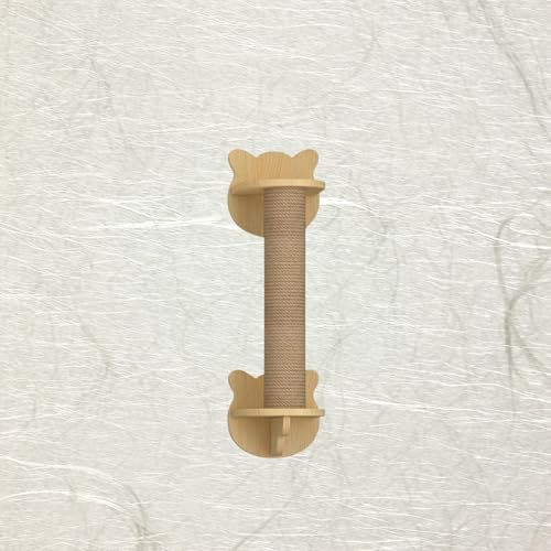 ZSXZCBDQ Katzen Kletterwand Set, Katzenständer, Katzenhängematte zur Wandmontage, Platzsparendes Kletterregal zum Klettern, Schlafen ind Spielen(65x20cm) von ZSXZCBDQ