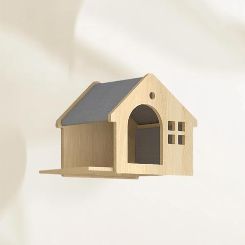 ZSXZCBDQ Katzenkletterwand Set, Katzenleiter, Katzenwandregale, Mehrzweck-Kätzchenmöbel, DIY-Katzenwand-Dschungel, Geeignet zum Klettern(45x30x35cm3) von ZSXZCBDQ