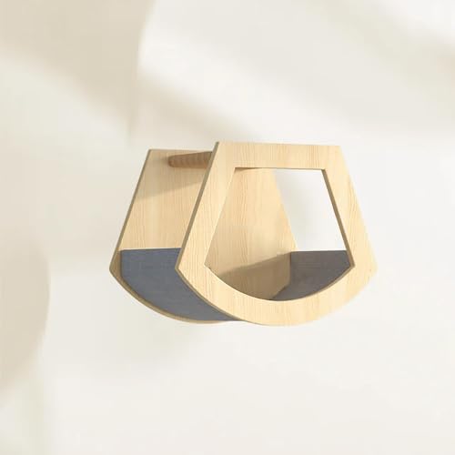 ZSXZCBDQ Katzenkletterwand Set, Katzenleiter, Katzenwandregale, Mehrzweck-Kätzchenmöbel, DIY-Katzenwand-Dschungel, Geeignet zum Klettern(45x32cm) von ZSXZCBDQ