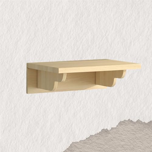 ZSXZCBDQ Katzenkletterwand Set, Wandmontiertes Katzenkletter-Set mit Kletterregalen, Sitzstangen, Brücke und Kratzbrett – Katzenmöbel aus Holz für Kätzchen zum Spielen(34x24x10cm) von ZSXZCBDQ