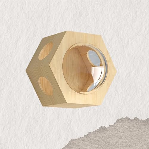 ZSXZCBDQ Katzenkletterwand Set, Wandmontiertes Katzenkletter-Set mit Kletterregalen, Sitzstangen, Brücke und Kratzbrett – Katzenmöbel aus Holz für Kätzchen zum Spielen(50x23x45cm) von ZSXZCBDQ