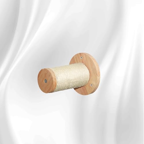 ZSXZCBDQ Katzenstufen Wand-kletterwand für Katzen – Katzenmöbel aus Gummibaumholz mit Einer Tragkraft von 20 Kg, 8 Individuelle Teile (Hängematten, Kratzbäume, Bett)(18 * 8 * 15) von ZSXZCBDQ