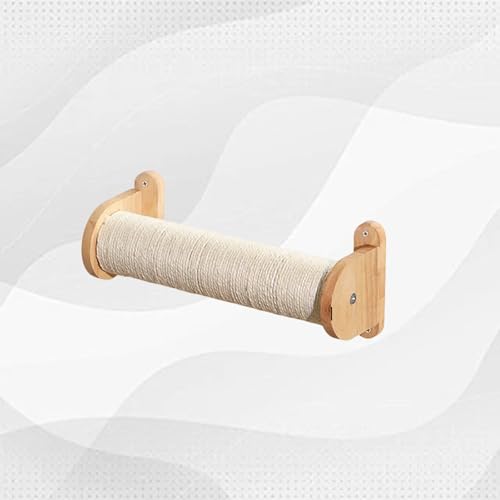 ZSXZCBDQ Katzenwand-Kletterset mit Waschbaren Betten – Katzenregale aus Naturholz, Belastbar Bis 20 Kg, 8 Kombinierbare Teile (Hängematten, Kratzbäume, Verstecke)(37 * 13 * 15) von ZSXZCBDQ