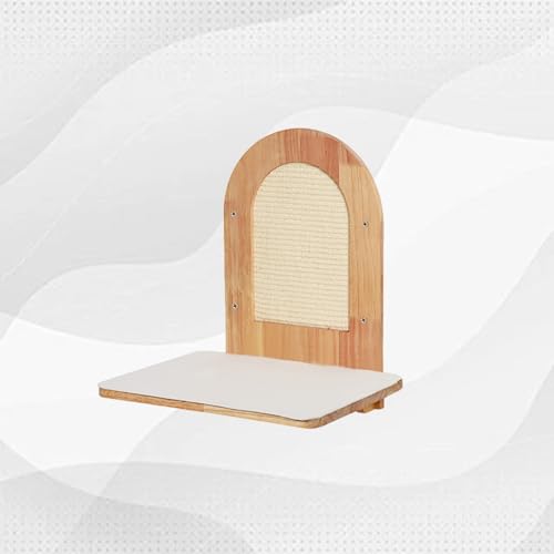 ZSXZCBDQ Katzenwand-Kletterset mit Waschbaren Betten – Katzenregale aus Naturholz, Belastbar Bis 20 Kg, 8 Kombinierbare Teile (Hängematten, Kratzbäume, Verstecke)(40 * 30 * 45) von ZSXZCBDQ