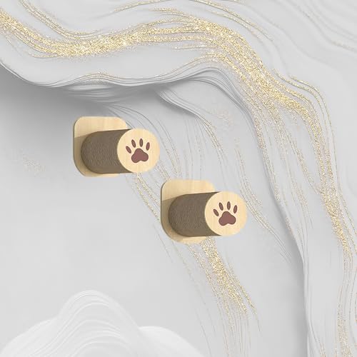 ZSXZCBDQ Katzenwandmöbel, Katzenregale und Sitzstangen für Die Wand, Kletterregal für Wohnungskatzen (Holz) mit Trapezförmigem Nest, Villa-Nest, Blattnest, Katzennest(21x8.5cm) von ZSXZCBDQ