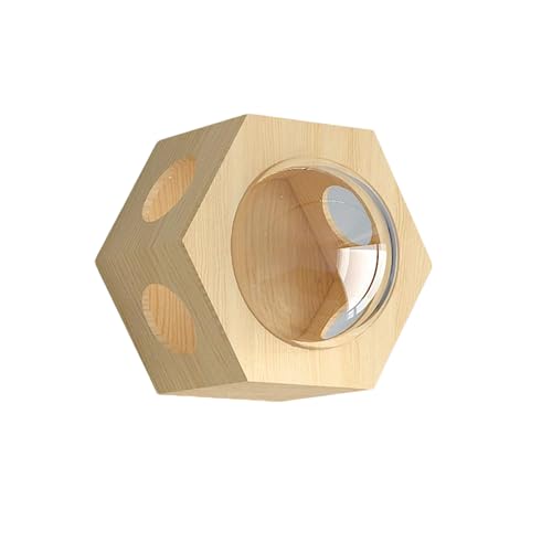 ZSXZCBDQ Katzenwandmöbel, Trapezförmiges Katzenbett, Katzenbett in Katzenform, Katzenbett in Villa-Form, Katzenbett in Blattform, Sechseckige Raumkapsel, Weiche Leiter(50x23x45cm) von ZSXZCBDQ