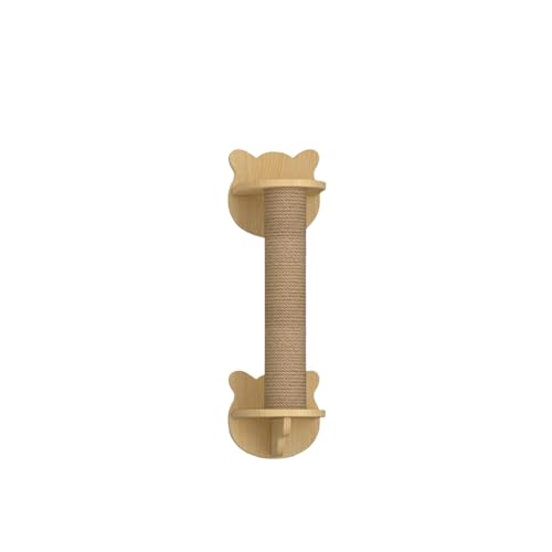 ZSXZCBDQ Katzenwandmöbel, Trapezförmiges Katzenbett, Katzenbett in Katzenform, Katzenbett in Villa-Form, Katzenbett in Blattform, Sechseckige Raumkapsel, Weiche Leiter(65x20cm) von ZSXZCBDQ