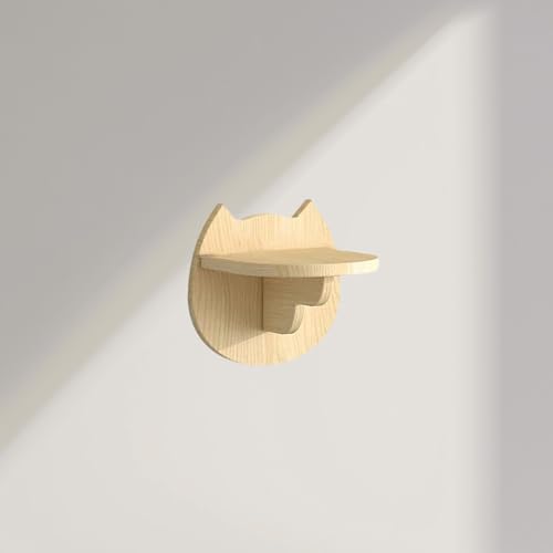 ZSXZCBDQ Kletterwand Katzen Katzentreppe Wand, Wandregal mit Stufen – Katzen-Wandregale und Sitzstangen zum Schlafen, Spielen, Klettern und Entspannen(20x20x20cm) von ZSXZCBDQ