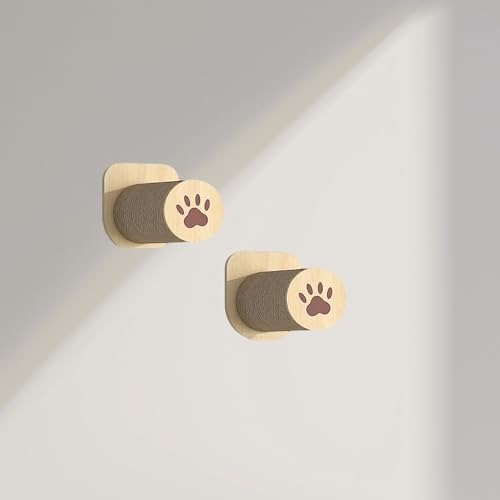 ZSXZCBDQ Kletterwand Katzen Katzentreppe Wand, Wandregal mit Stufen – Katzen-Wandregale und Sitzstangen zum Schlafen, Spielen, Klettern und Entspannen(21x8.5cm) von ZSXZCBDQ
