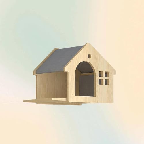 ZSXZCBDQ Kratzwand für Katzen, Wandmontierte Katzenmöbel, mit Stufen, Leiter, Sprungplattformen, Kratzbäumen, Katzenwandmöbel für Wohnungskatzen(45x30x35cm3) von ZSXZCBDQ