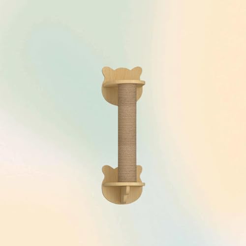 ZSXZCBDQ Kratzwand für Katzen, Wandmontierte Katzenmöbel, mit Stufen, Leiter, Sprungplattformen, Kratzbäumen, Katzenwandmöbel für Wohnungskatzen(65x20cm) von ZSXZCBDQ