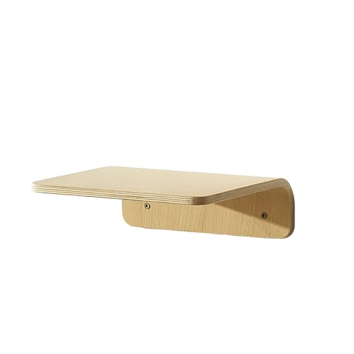 ZSXZCBDQ Platzsparender Wandkratzbaum for Wohnungskatzen – Klettergerüst aus Massivholz mit U-förmigem Kratzbaum, Gebogenen Sprungplattformen und Sisalbrett(29 * 29 * 9cm) von ZSXZCBDQ