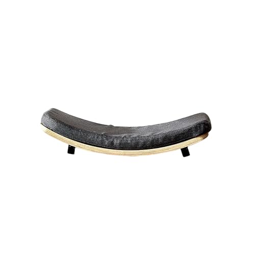 ZSXZCBDQ Platzsparender Wandkratzbaum for Wohnungskatzen – Klettergerüst aus Massivholz mit U-förmigem Kratzbaum, Gebogenen Sprungplattformen und Sisalbrett(45 * 29 * 8cm) von ZSXZCBDQ